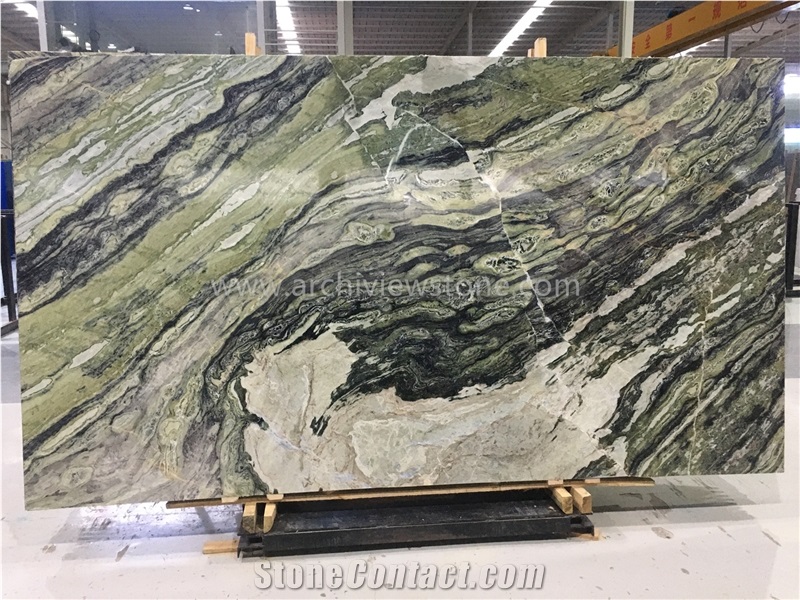 Dedalus Marble Twilight Green Marble Slab Tile