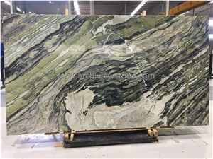 Dedalus Marble Twilight Green Marble Slab Tile