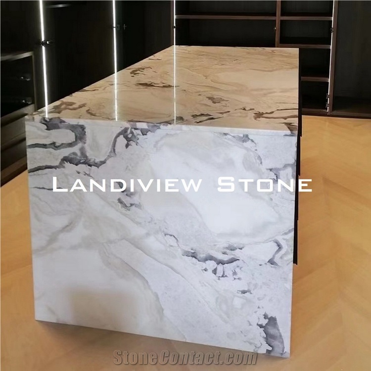 Dover White Marble Dining Table Top