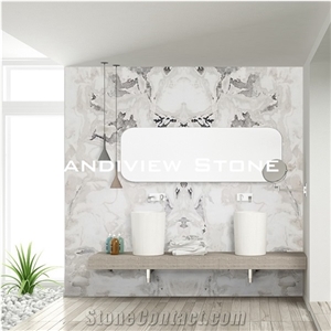 Dover White Marble Vanity Top Oyster White Marble Vanity Top
