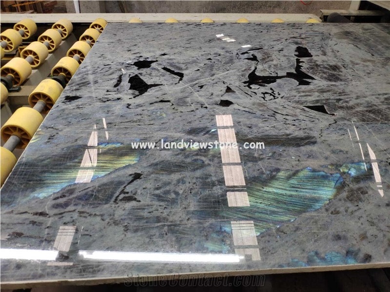 Labradorite Bianca Granite Slabs White Granite For Kitchen