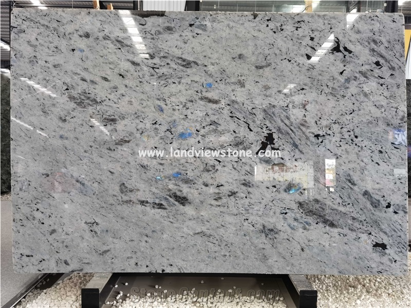 Labradorite Bianca Granite Slabs White Granite For Kitchen