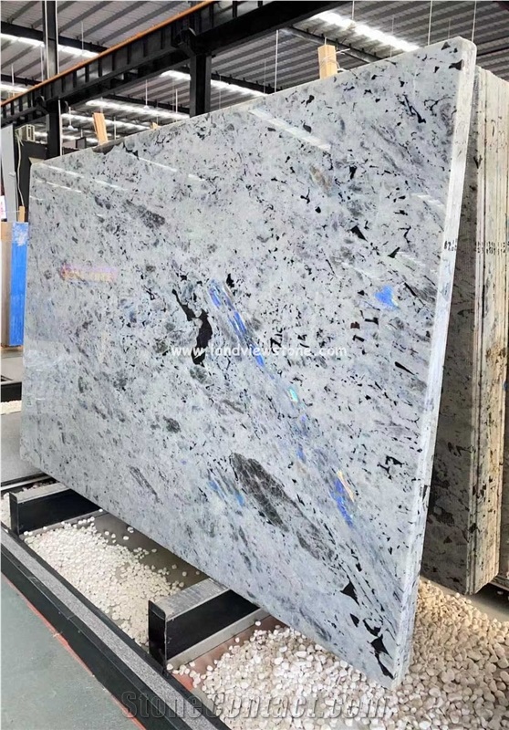 Labradorite Bianca Granite Slabs White Granite For Kitchen