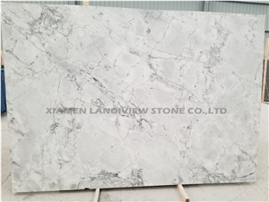 Super White Quartzite Kitchen Countertops