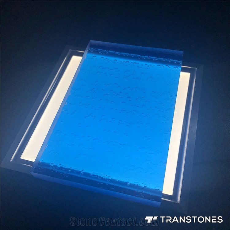 Lightweight Artificial Stone Acrylic Resin For Hotel Decor
