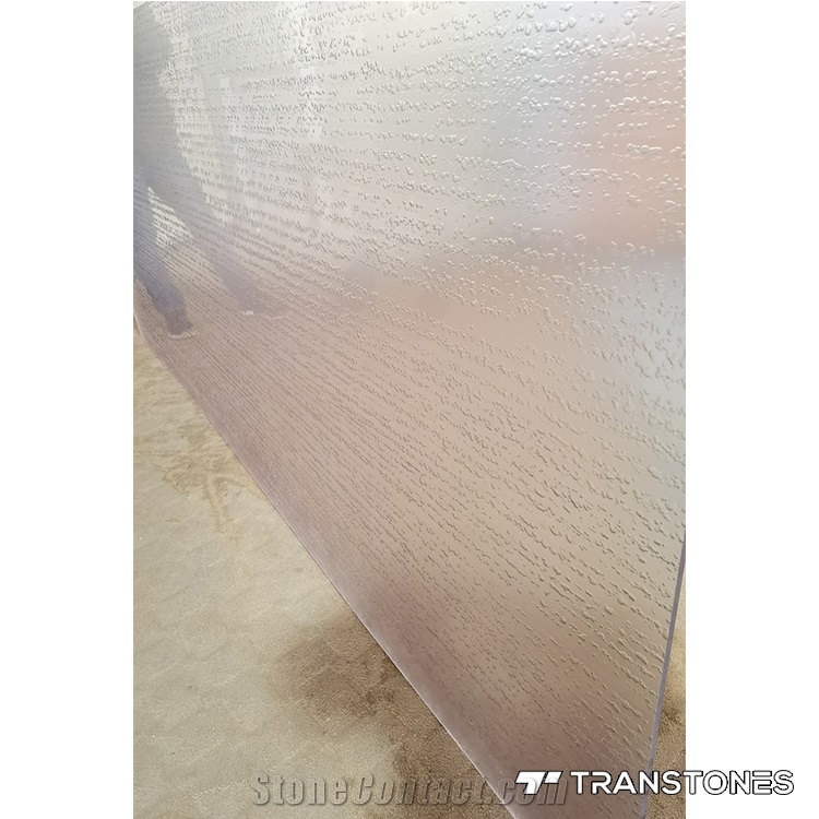 Lightweight Artificial Stone Acrylic Resin For Hotel Decor
