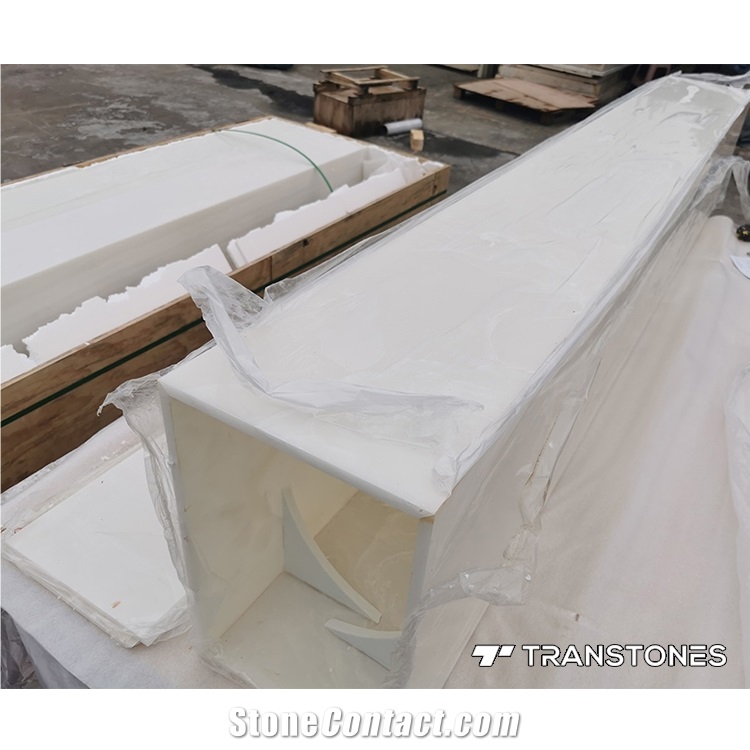 Modern Design Alabaster Artificial Onyx Panel For Columns