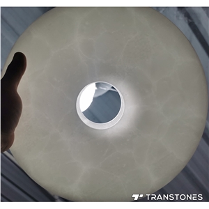 Price Alabaster Slab Decorative Wall Panels Illuminated Disk