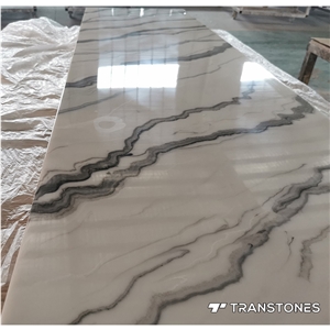 White Artificial Stone Factory Price For Backlit Columns