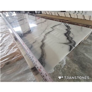 White Artificial Stone Factory Price For Backlit Columns