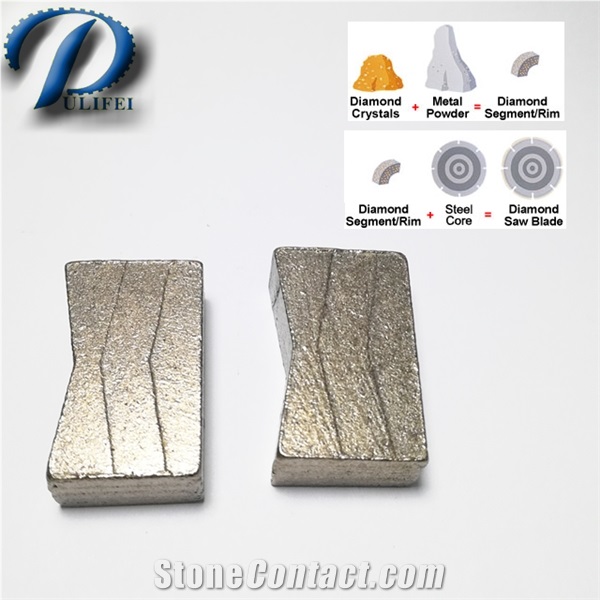 Granite Basalt Marble Slate Cutting Blade Diamond Segment