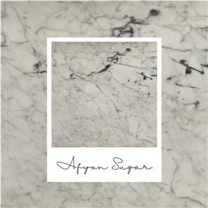 Afyon White Sugar Marble Tiles & Slabs