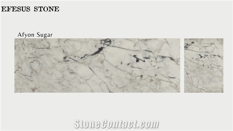 Afyon White Sugar Marble Tiles & Slabs