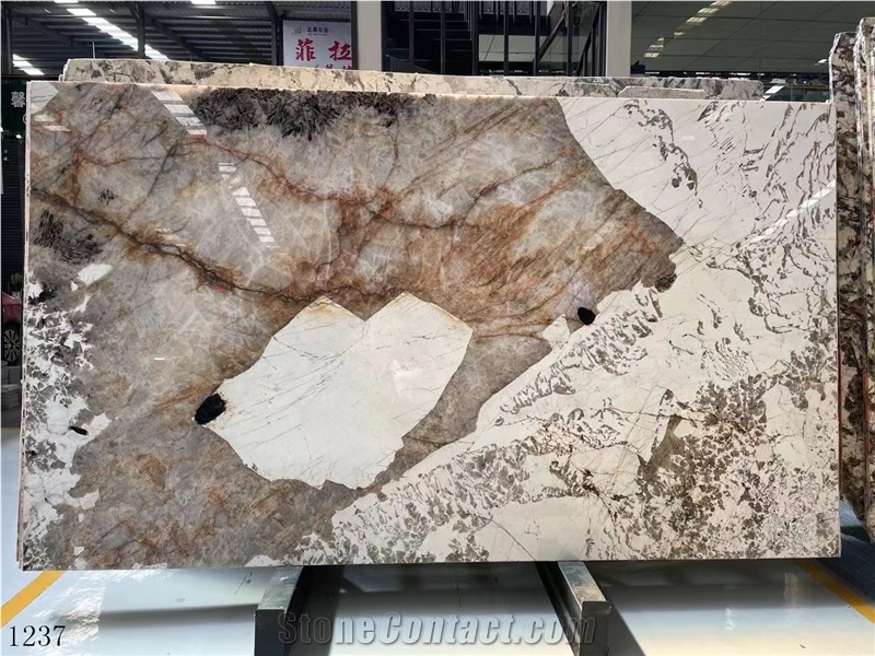 Brazil Pandora White Granite Slab In China Market