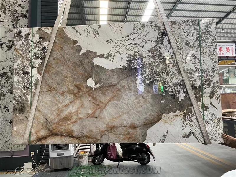 Brazil Pandora White Granite Slab In China Market