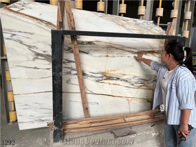 Calacatta Oro Gold Extra Vagli Slab In China Stone Market