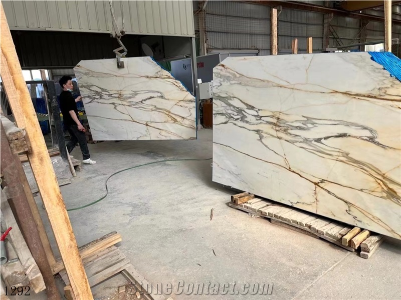 Calacatta Oro Gold Extra Vagli Slab In China Stone Market