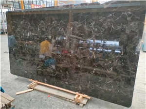 China Dark Emperador Marble Marron Imperial  Brown Slab