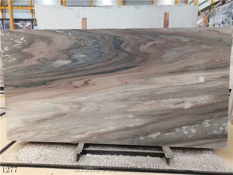Classico Marble Blue Sands Wave Palisandro Bluette  Nuvolato