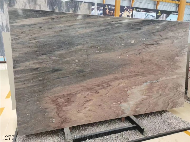 Classico Marble Blue Sands Wave Palisandro Bluette  Nuvolato