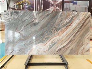 Classico Marble Blue Sands Wave Palisandro Bluette  Nuvolato