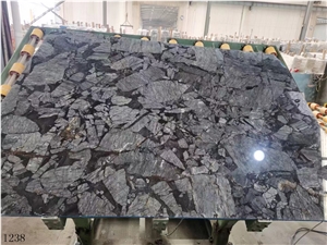 Diamond Grey Slab Bookmatched Tiles For Wall