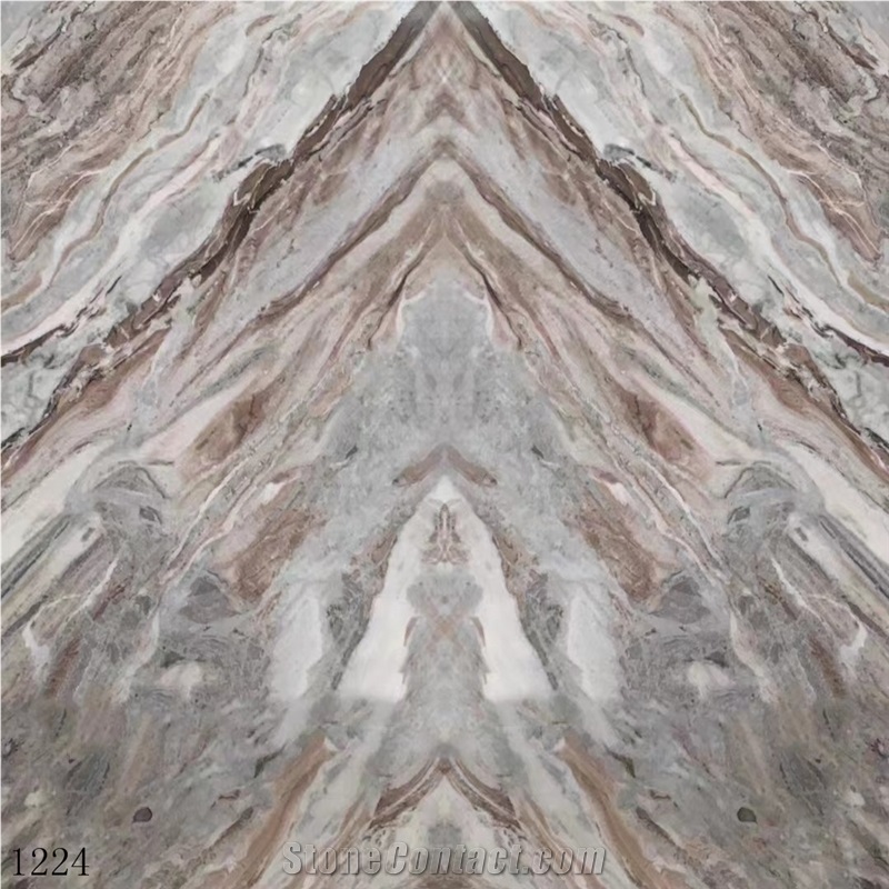 Glacier Sands Fantasy Brown Marble Slabs Polished Tiles