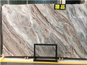 Glacier Sands Fantasy Brown Marble Slabs Polished Tiles