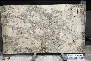 Golden Snow Mountain Granite Slab In China Stone Market
