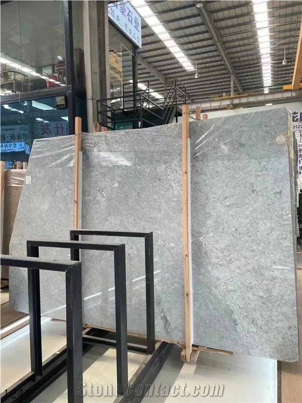 Italian Grey Marble Carrara Bardiglietto Gray Bardiglio Slab