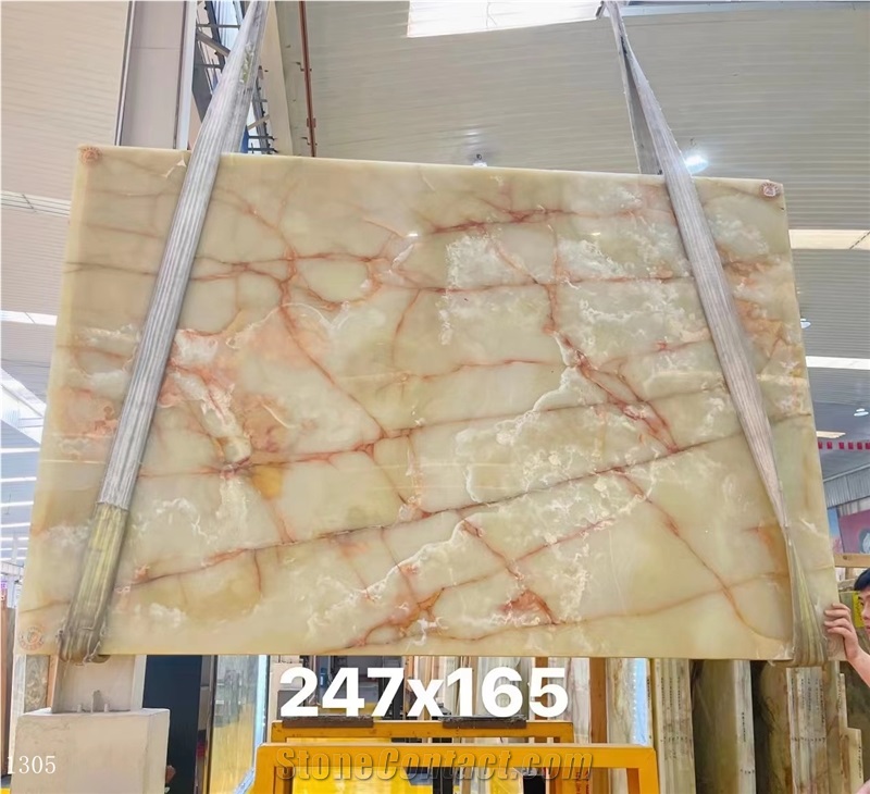 Light Green Verde Afghanistan Onyx Slab In China Market