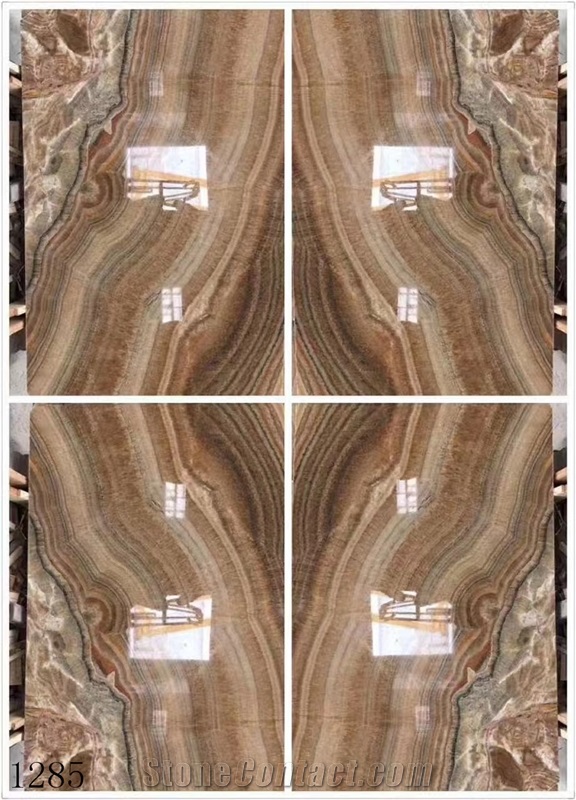 Manaseer Golden Brown Honey Onyx Slab In China Market