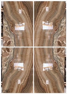 Manaseer Golden Brown Honey Onyx Slab In China Market