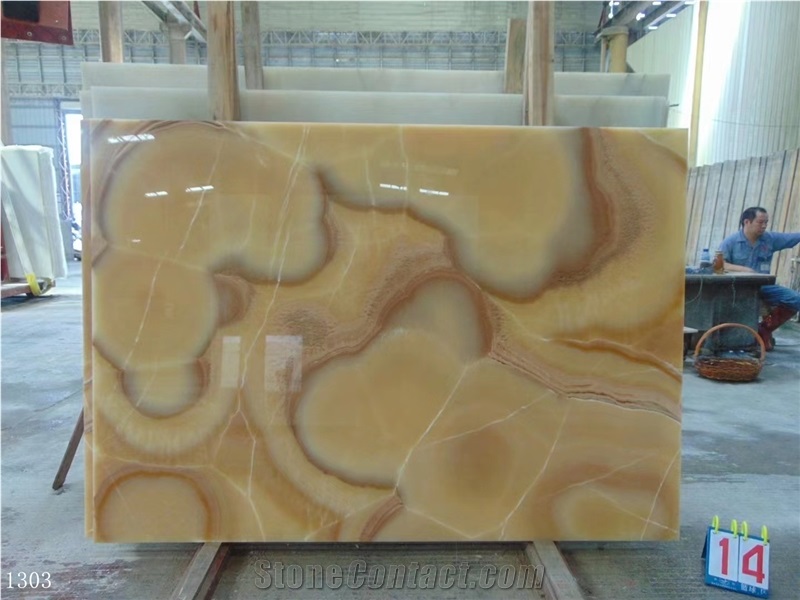 Mexico Jalisco Orange Onyx Onix Slab In China Stone Market
