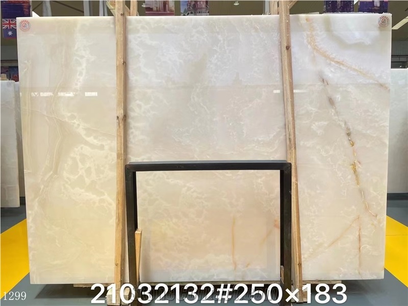 Onice Bianco Onyx Iran White Onix Slab In China Stone Market