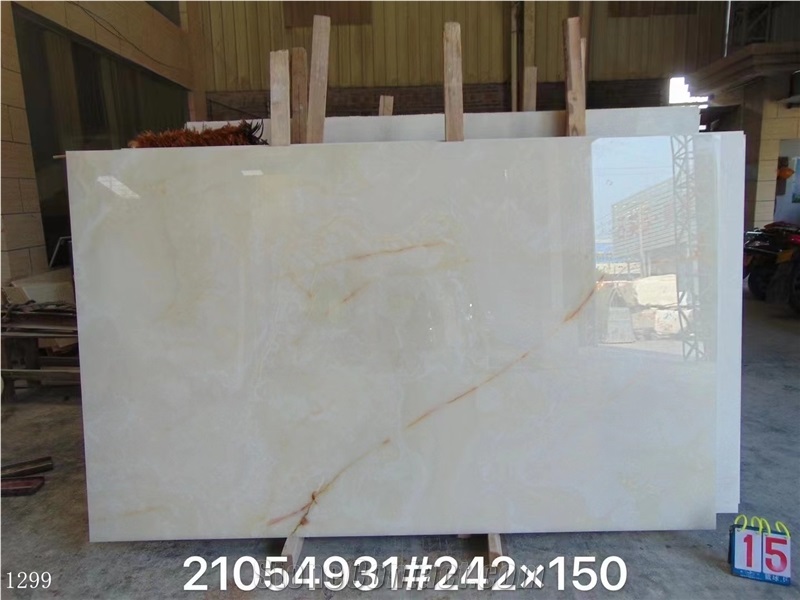 Onice Bianco Onyx Iran White Onix Slab In China Stone Market