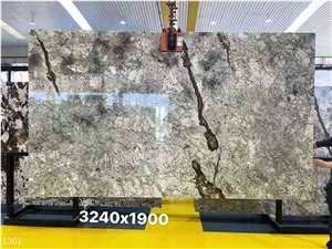 Shangri-La Granite Golden Brown Shangrila Slab In China