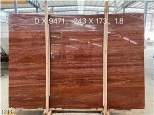 Turkey Akdag Red Travertine Elazig Kirmizi Traverten