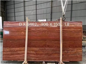 Turkey Akdag Red Travertine Elazig Kirmizi Traverten