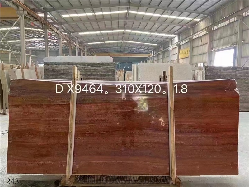 Turkey Akdag Red Travertine Elazig Kirmizi Traverten