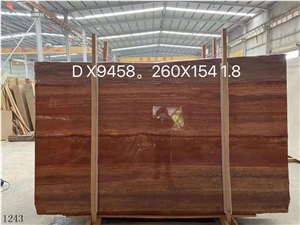 Turkey Akdag Red Travertine Elazig Kirmizi Traverten