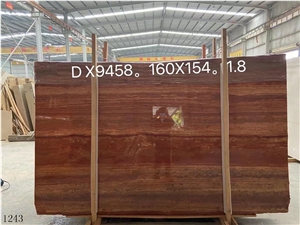 Turkey Akdag Red Travertine Elazig Kirmizi Traverten