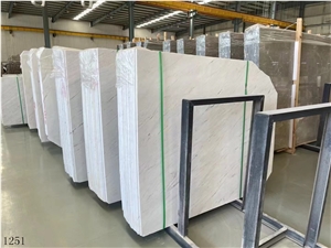 Yugoslavia White Marble Bianco Polaris Classic Slab In China