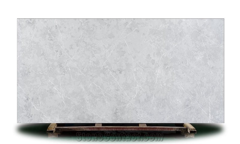 Allen Grey Artificial Quartz Stone Kitchen Countertops