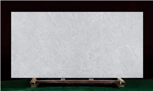Angle Ash Grey Quartz Stone Worktop Kitchen Countertop