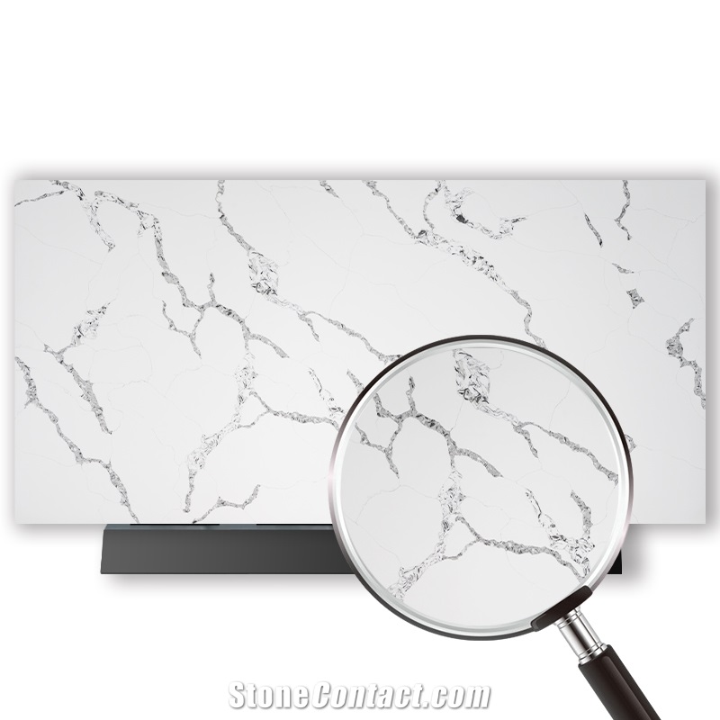 Artificial Calacatta Vagli Kitchen Top Quartz Countertops