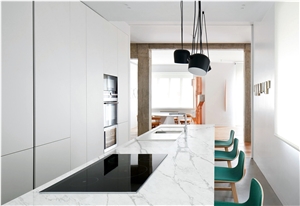 Artificial Stone Quartz White Kitchen Countertop