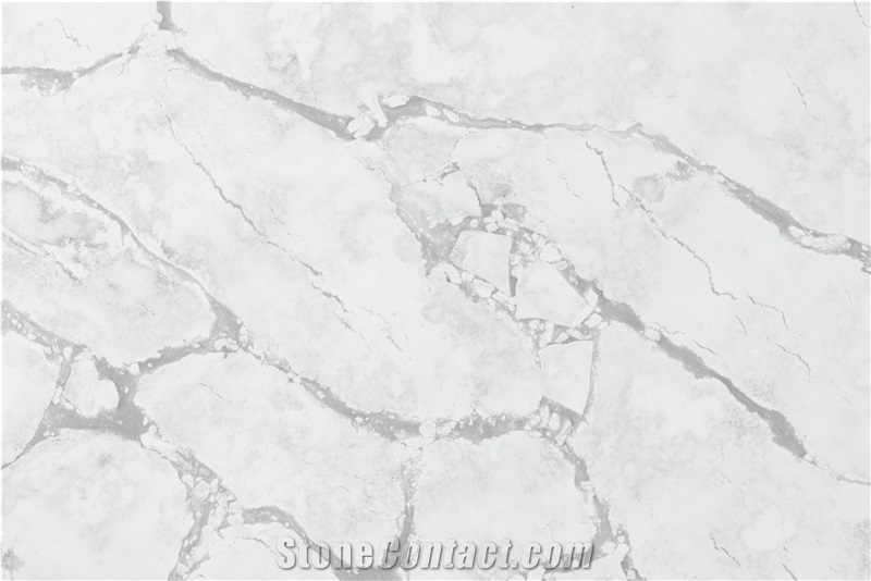 Artificial Stone Quartz White Kitchen Countertop