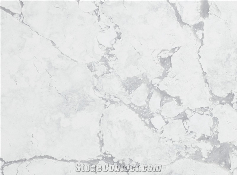 Artificial Stone Quartz White Kitchen Countertop