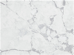 Artificial Stone Quartz White Kitchen Countertop
